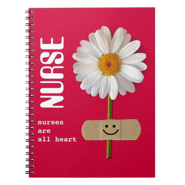 Les infirmières sont toutes du coeur. Carnet cadea (Devant)