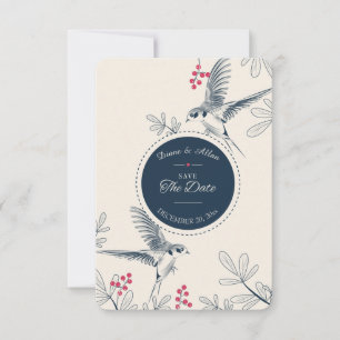 Les inséparables sauvent le faire-part de date