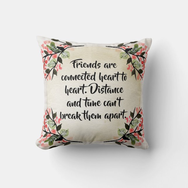 Les inspirations de Becca - coussin d'amis (Recto)