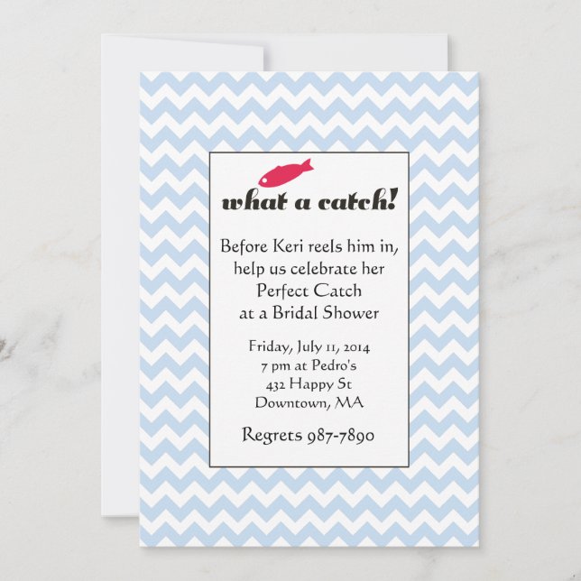 Les invitations à la douche nuptiale (Devant)