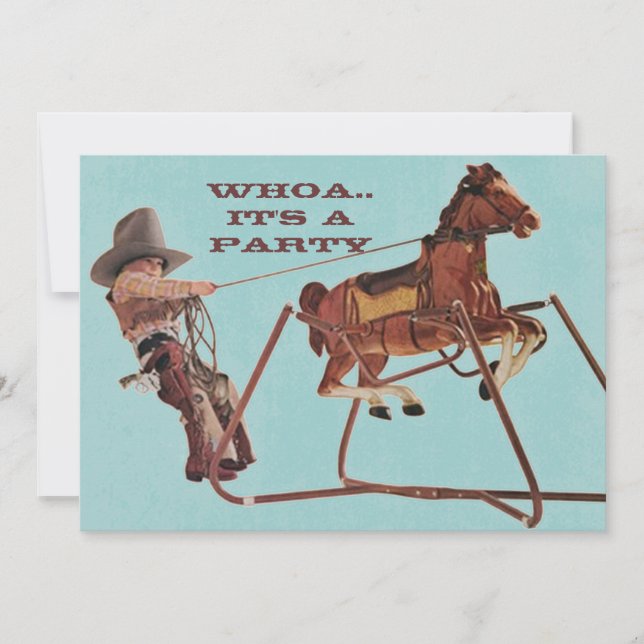 Les Invitations De Cow-boy Occidentaux De L'Annive (Devant)