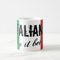 Les Italiens le font mieux tasse de café avec une