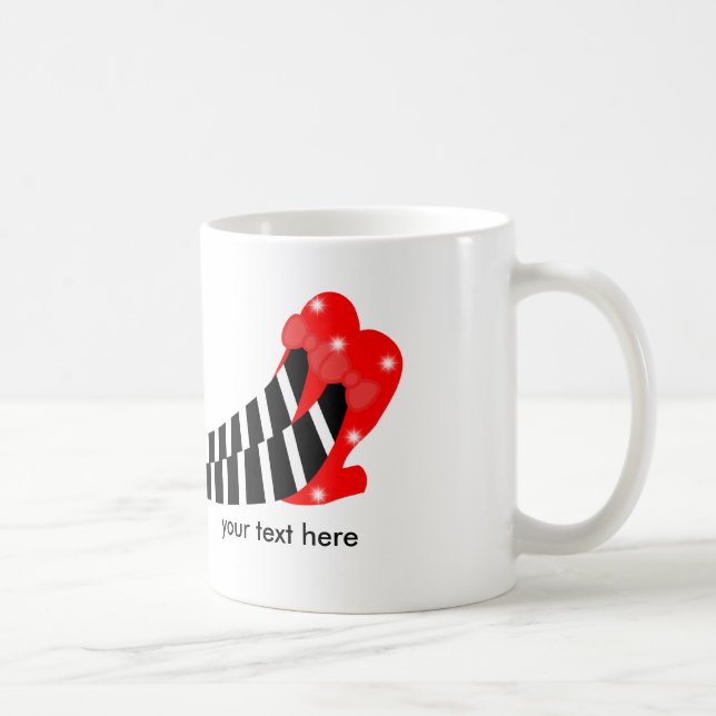 Les jambes de la sorcière en buvant du café tasse  (Droite)