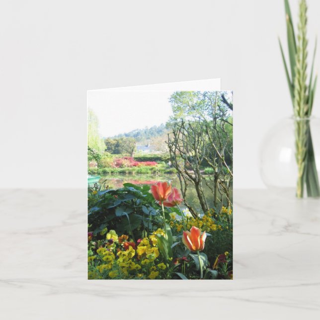 Les jardins et la carte à la maison de Monet (Devant)
