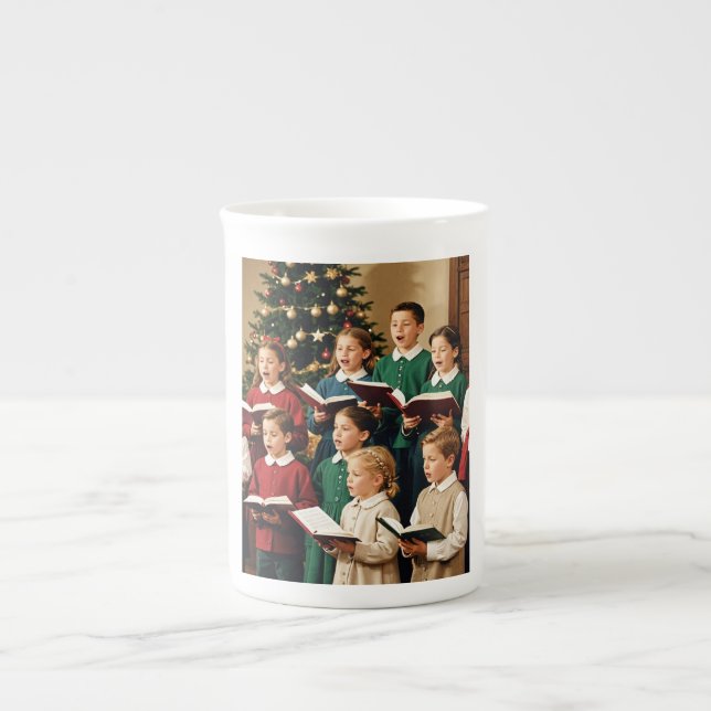 Les jeunes chanteurs de Noël, mug (Devant)