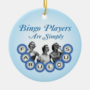 Les joueurs de bingo-test sont ornement simplement
