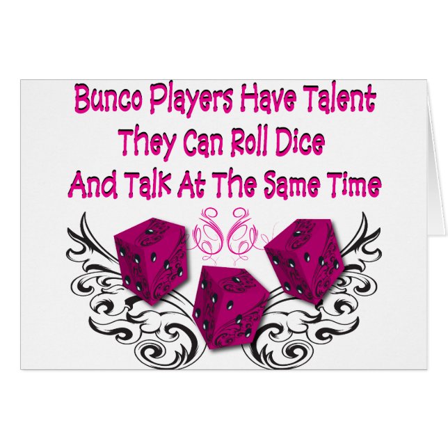 les joueurs de bunco ont le talent #2 (Devant horizontal)