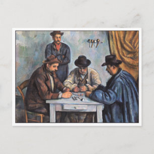 Les joueurs de cartes par Paul Cezanne