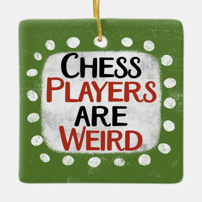 Les Joueurs D'Échecs Sont Ornement Étrange (Devant)
