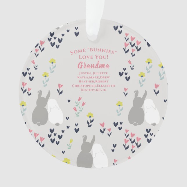 Les lapins de Noël de grand-mère (devant)