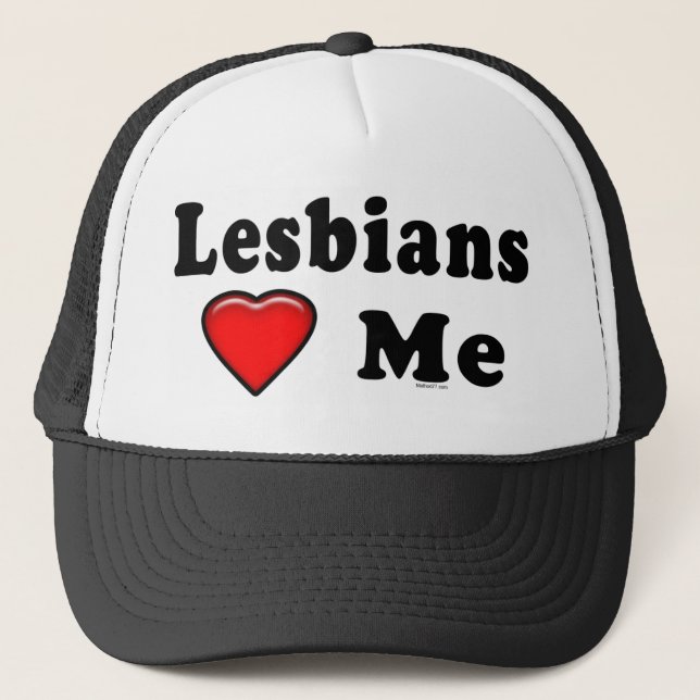 Les lesbiennes m'aiment casquette (Devant)