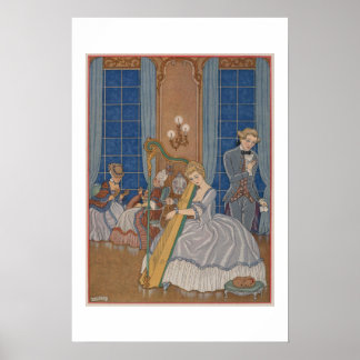 Les Liaisons Dangereuses Harp Scene Poster