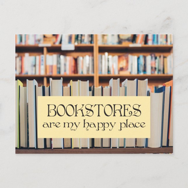 Les librairies sont ma carte postale Happy Place (Devant)