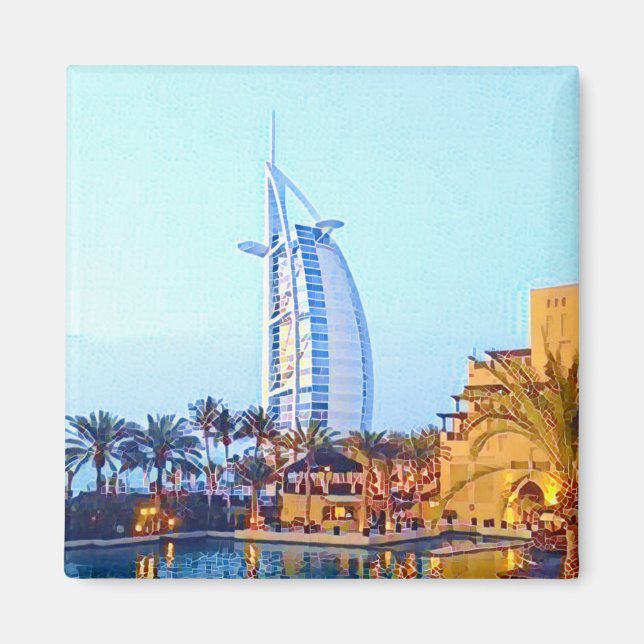 Les lieux Extraordinaires de Dubaï Magnet (Devant)