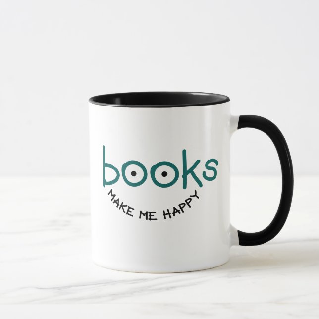Les Livres Me Rendent Heureux Mug (Droite)