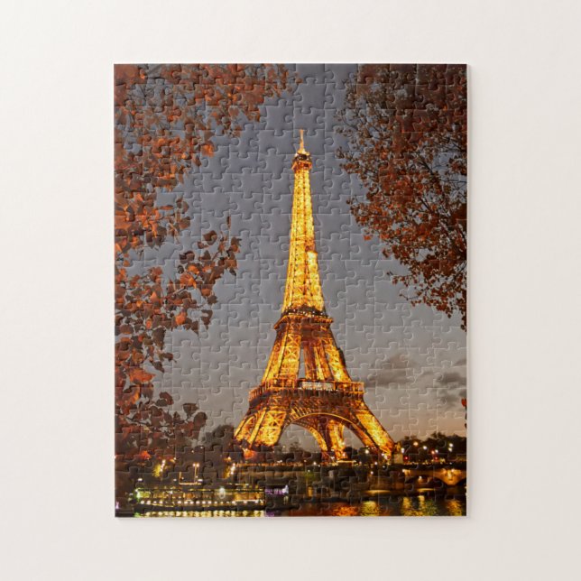 Les lumières de La Tour Eiffel - Paris Puzzle (Vertical)