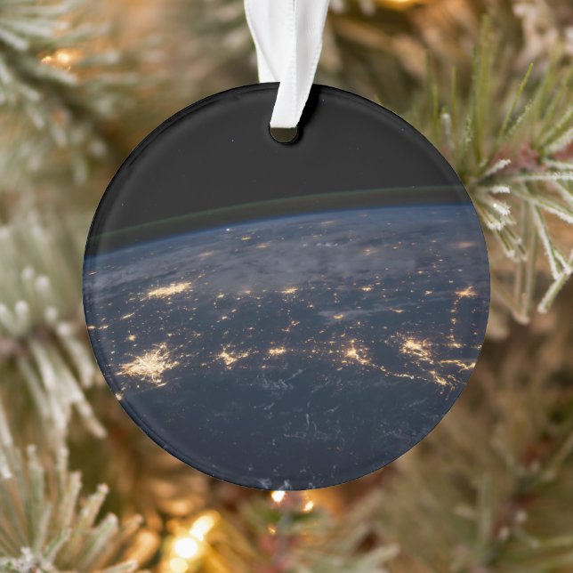 Les Lumières De La Ville Du Sud Des États-Unis. (Arbre)