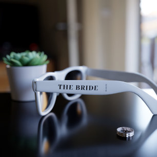 Les Lunettes de soleil de mariage blanc de la mari