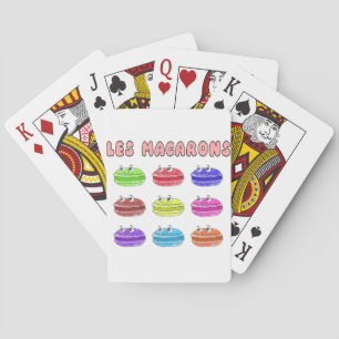 Les Macarons Cute Cartoon Playing Cards