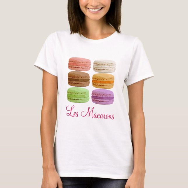 Les Macarons - muti-coloured pastels T-Shirt (Front)