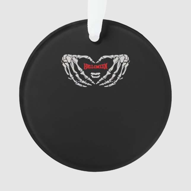 Les Mains De Squelette Se Plier Dans Un Coeur. Hal (devant)