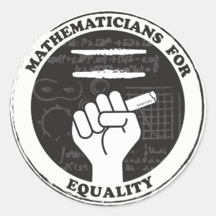 Les mathématiciens pour l'égalité autocollants