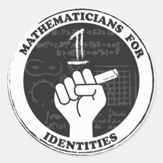 Les mathématiciens pour les autocollants Identité