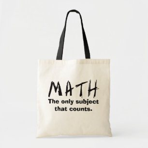 Les Maths Le Seul Sujet Qui Compte Le Sac fourre-t