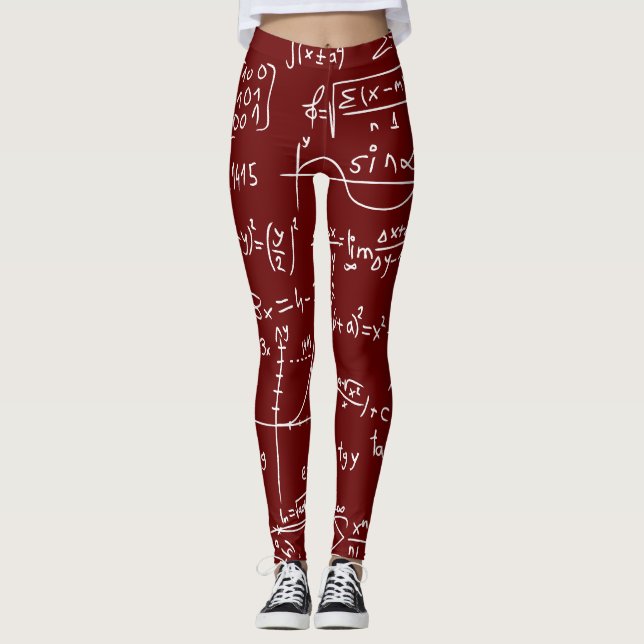 les maths sont des leggings amusants (Devant)