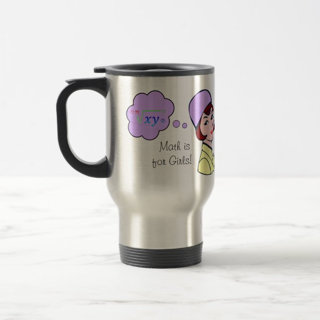 Les maths sont pour la tasse de filles (Gauche)