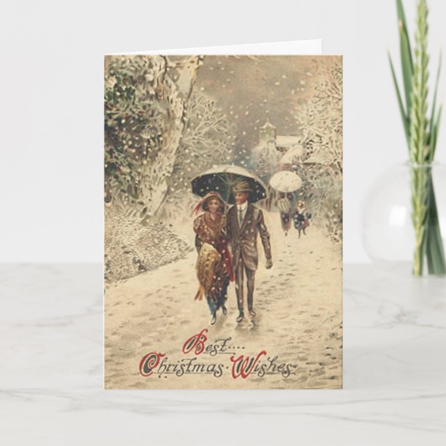 Les meilleurs souhaits de Noël - carte (Devant)