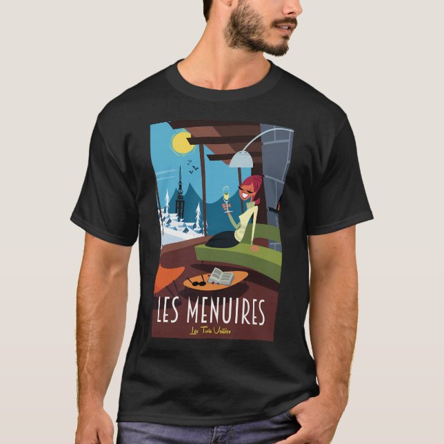 Les Menuires Poster T-Shirt (Front)