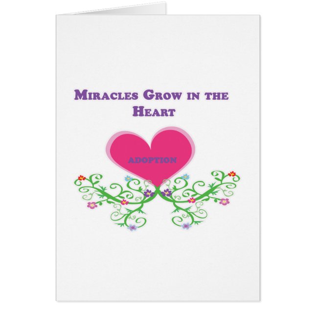 Les miracles se développent dans l'adoption de (Devant)