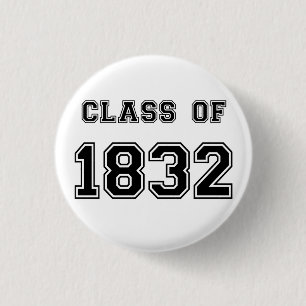 Les Misérables Love: Class of 1832 Button