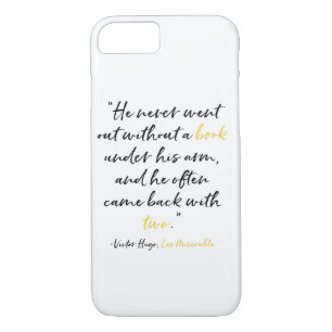 Les Miserables Phone Case Book Quote Victor Hugo