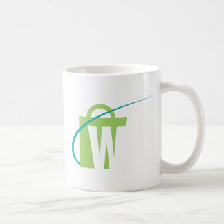 Les mondes plus grands : Tasse blanche de "W"