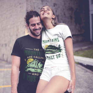 Les Montagnes Appelent Unisex T-Shirt