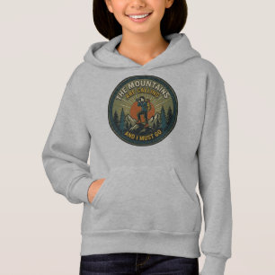 Les montagnes appellent Badge Randonnée Vintage