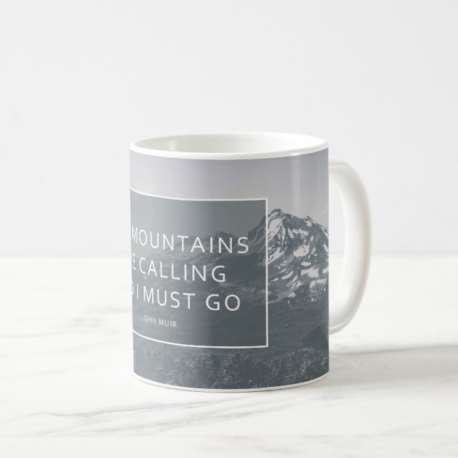 Les montagnes appellent la tasse (Devant droit)