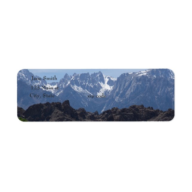 Les montagnes de Californie (Devant)