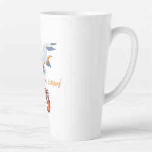 Les Mouettes Me Font Crabby Latte Mug