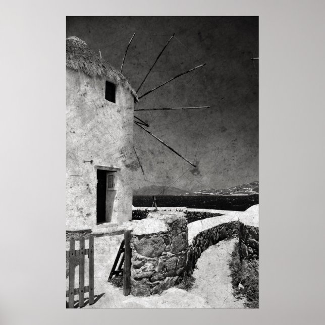 Les moulins à vent de Mykonos 3 - Poster (Devant)