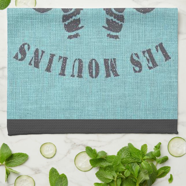 Les Moulins De Provence Kitchen Towel (Folded)
