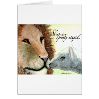 Les moutons sont assez stupides