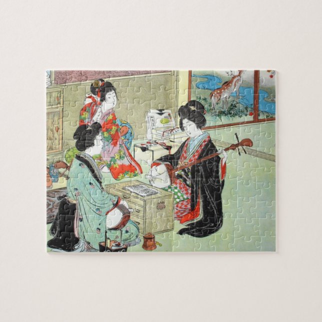 Les musiciens - puzzle japonais de collection de (Horizontal)