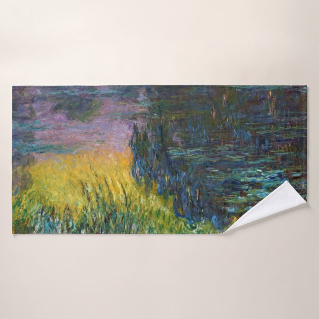 Les Nappes d'Eau - Réglage Soleil, Claude Monet, 1 (Serviette de bain)