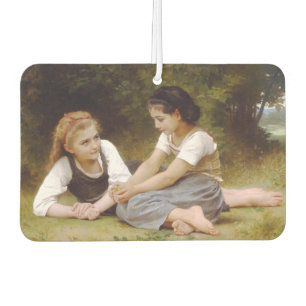 Les Noisettes: Young Girls Collecting Hazelnuts Air Freshener