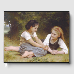 Les Noisettes: Young Girls Collecting Hazelnuts Guest Book