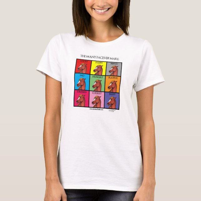Les nombreux visages du T-shirt de jument (Devant)