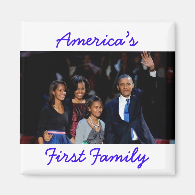 Les Obama : le 1er aimant familial de l'Amérique (Devant)
